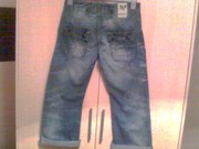 ladies riverisland 3/4 jeans size 8 immac worn once as new !