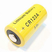 1500mAh CR123A Lithium Primary Battery 3V